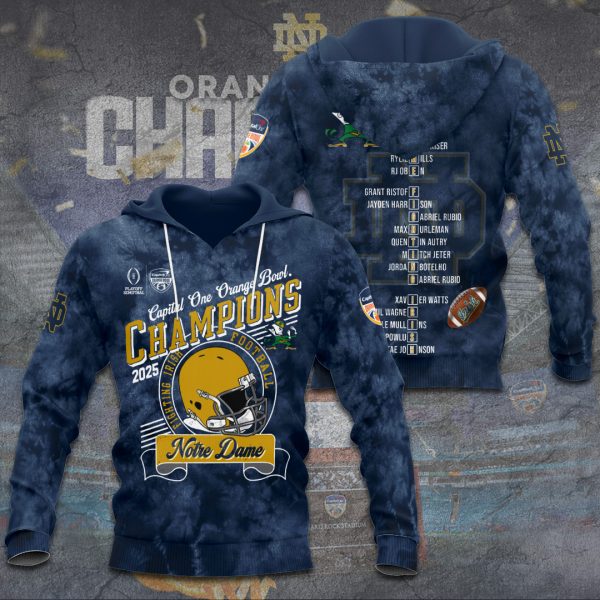 Notre Dame Fighting Irish Football 3D Apparel - TANTN 10448