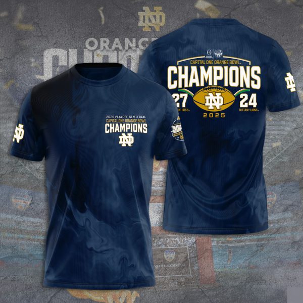 Notre Dame Fighting Irish Football 3D Apparel - TANTN 10450