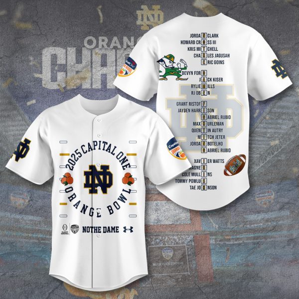 Notre Dame Fighting Irish Football Baseball Jersey - TANTN 10507