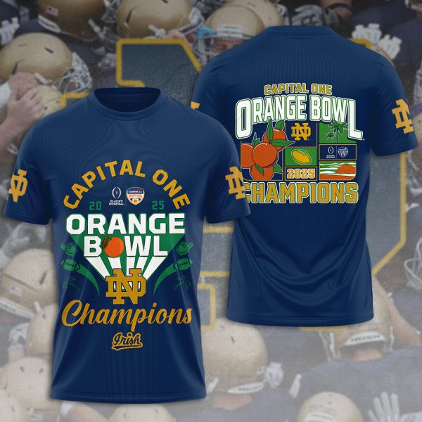 Notre Dame Fighting Irish Football 3D Apparel - HOATT 7967