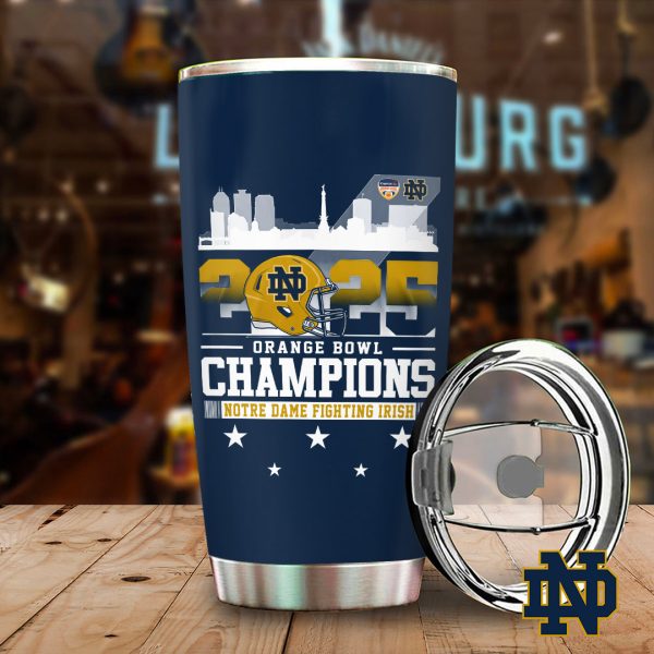 Notre Dame Fighting Irish Football Tumbler Cup - TANTN 10439