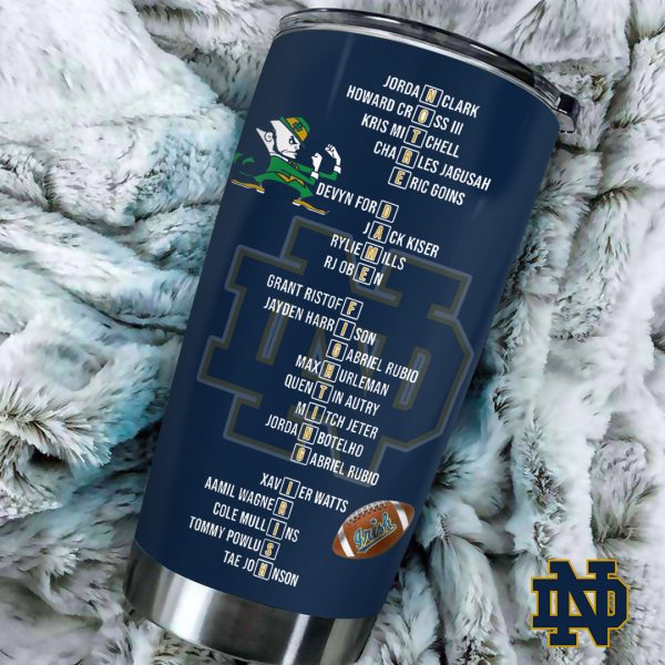 Notre Dame Fighting Irish Football Tumbler Cup - TANTN 10439