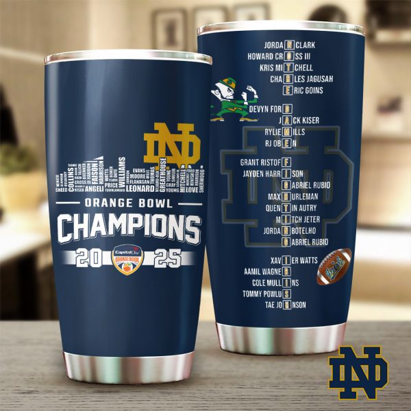 Notre Dame Fighting Irish Football Tumbler Cup - TANTN 10441