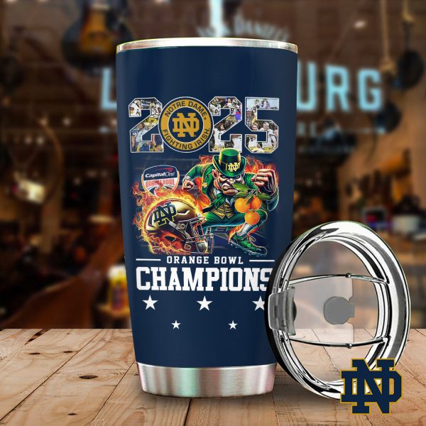 Notre Dame Fighting Irish Football Tumbler Cup - TANTN 10443