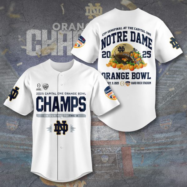 Notre Dame Fighting Irish Football Baseball Jersey - TANTN 10466