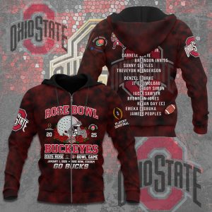 Ohio State Buckeyes Football 3D Apparel - MAITM 9366