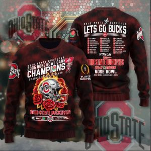 Ohio State Buckeyes Football 3D Apparel - MAITM 9465