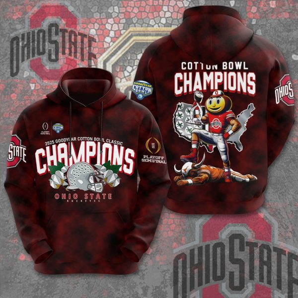 Ohio State Buckeyes Football 3D Apparel - MAITM 9583