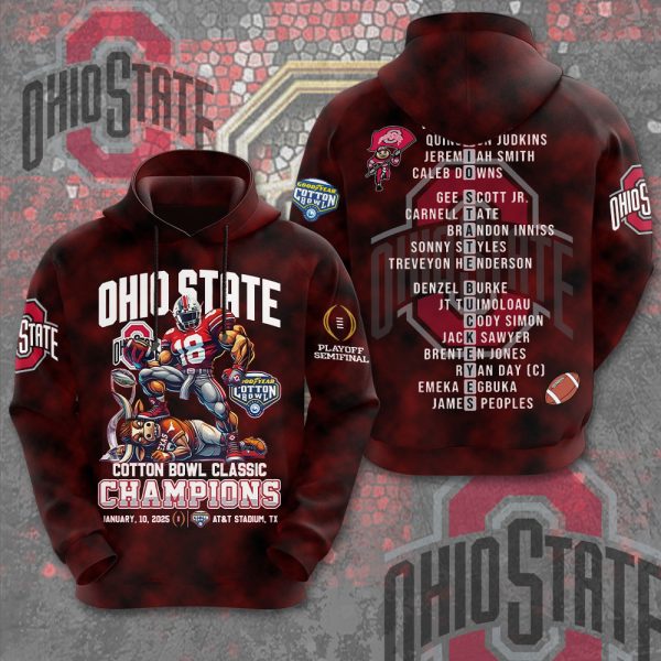 Ohio State Buckeyes Football 3D Apparel - MAITM 9595