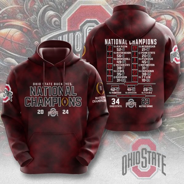 Ohio State Buckeyes Football 3D Apparel - MAITM 9671