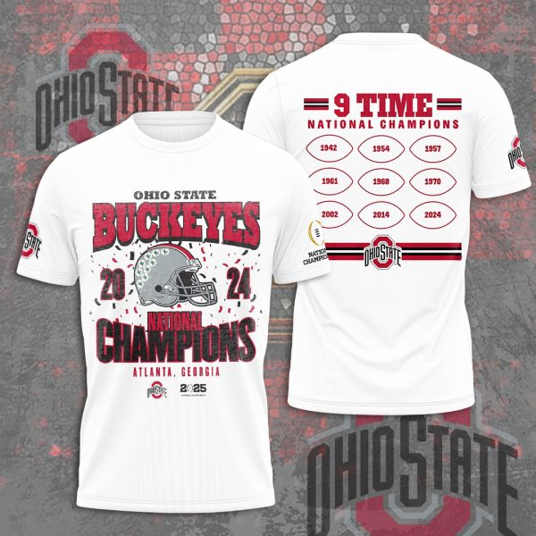 Ohio State Buckeyes Football 3D Apparel - MAITM 9689