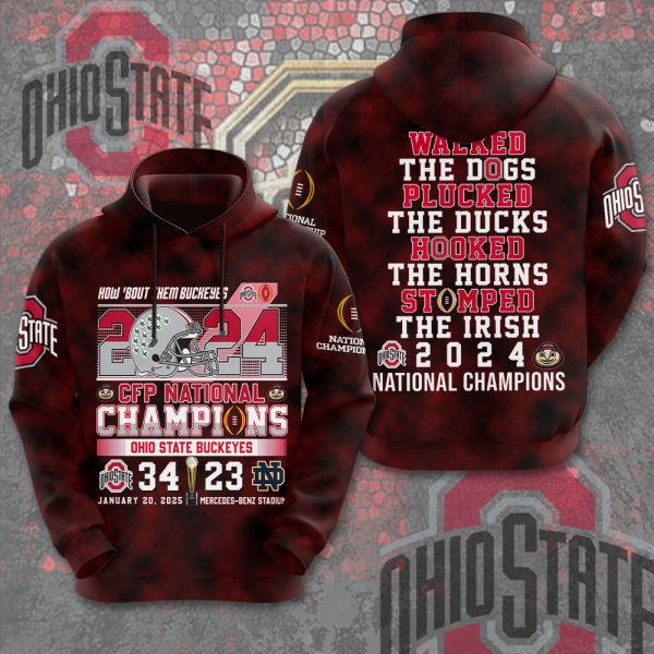 Ohio State Buckeyes Football 3D Apparel - MAITM 9698