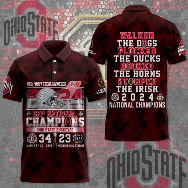 Ohio State Buckeyes Football 3D Apparel - MAITM 9698