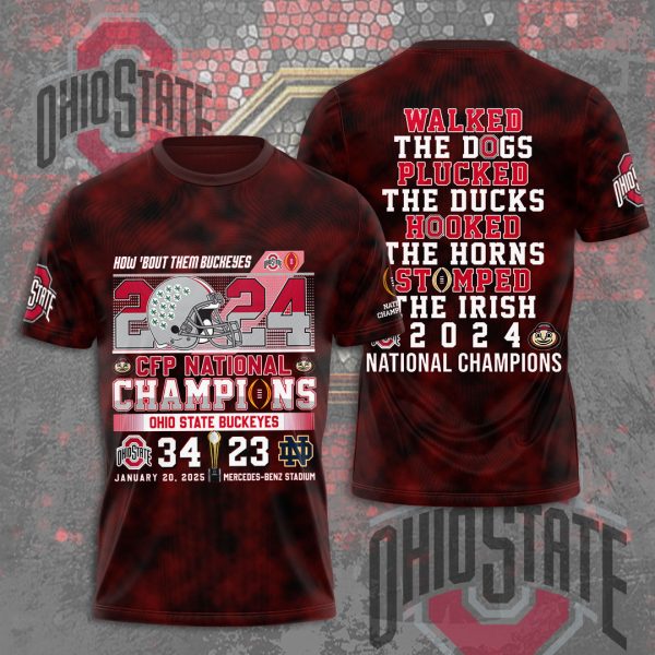 Ohio State Buckeyes Football 3D Apparel - MAITM 9698