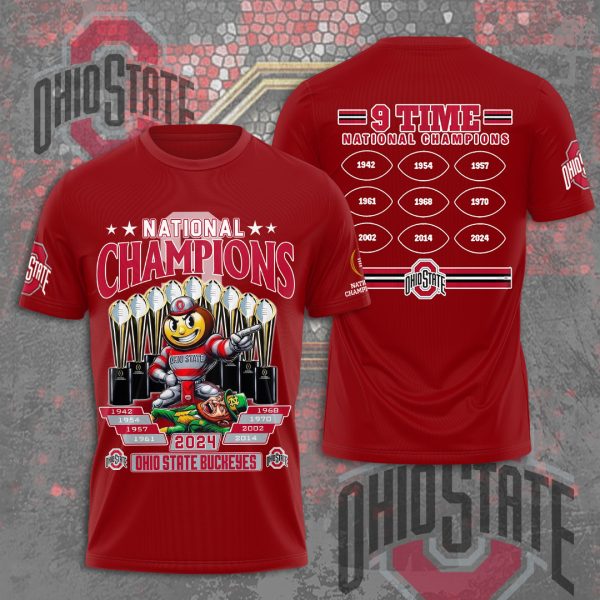 Ohio State Buckeyes Football 3D Apparel - MAITM 9700