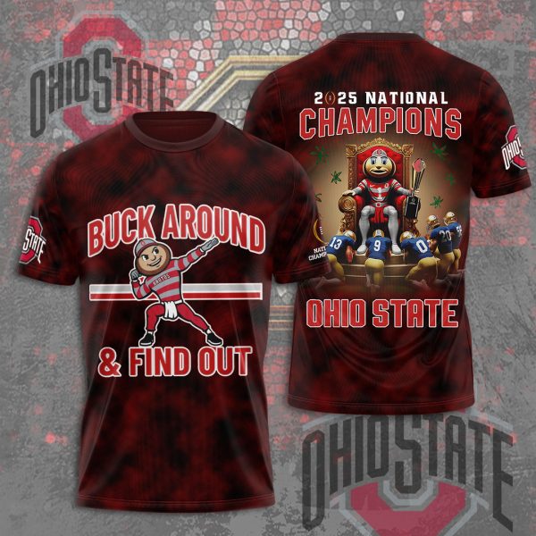 Ohio State Buckeyes Football 3D Apparel - MAITM 9730