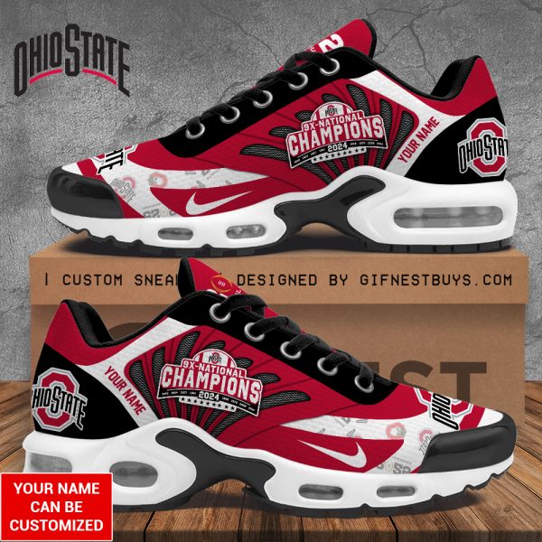 Personalized Ohio State Buckeyes Football Air Max Shoes - TANTN 10654