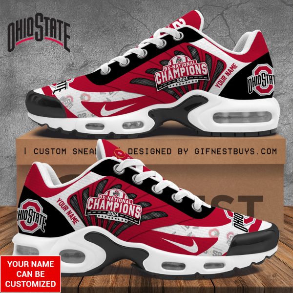 Personalized Ohio State Buckeyes Football Air Max Shoes - TANTN 10654