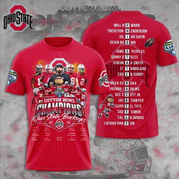 Ohio State Buckeyes Football 3D Apparel - TANTN 10454