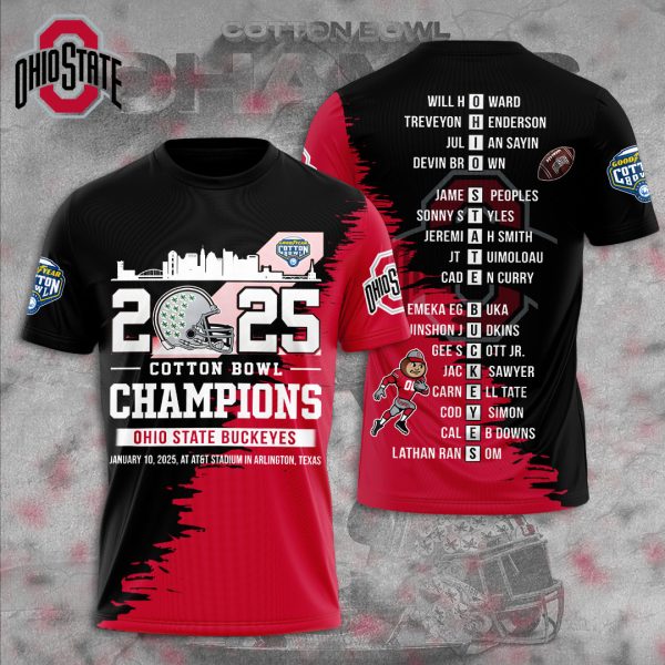 Ohio State Buckeyes Football 3D Apparel - TANTN 10455