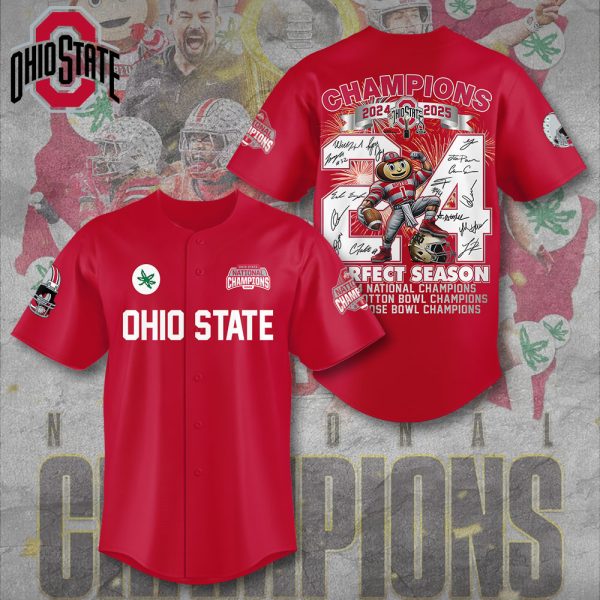 Ohio State Buckeyes Football Baseball Jersey - TANTN 10620