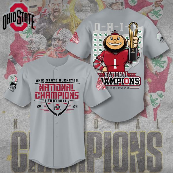 Ohio State Buckeyes Football Baseball Jersey - TANTN 10634