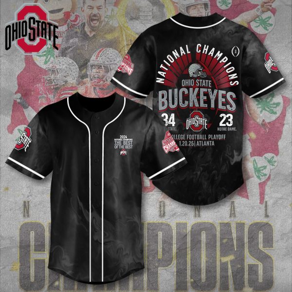 Ohio State Buckeyes Football Baseball Jersey - TANTN 10653