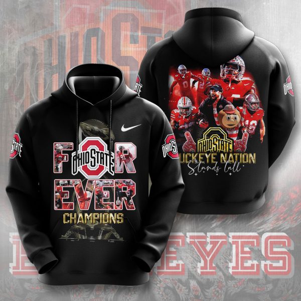 Ohio State Buckeyes Football 3D Apparel - VANDH 4203