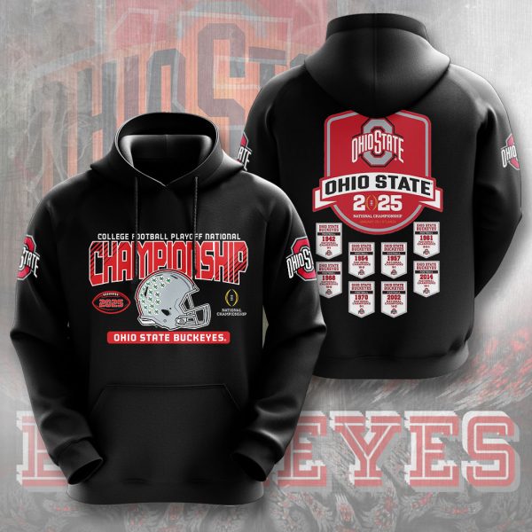 Ohio State Buckeyes Football 3D Apparel - VANDH 4204