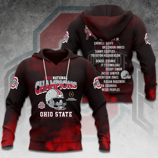 Ohio State Buckeyes Football 3D Apparel - HOATT 8110