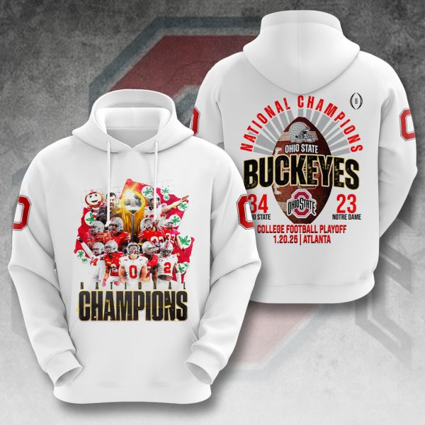 Ohio State Buckeyes Football 3D Apparel - HOATT 8156