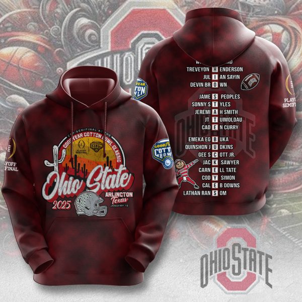 Ohio State Buckeyes Football 3D Apparel - MAITM 9444