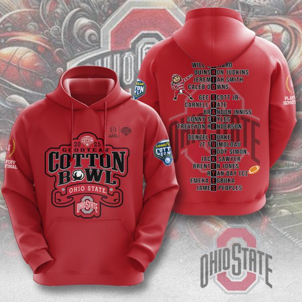 Ohio State Buckeyes Football 3D Apparel - MAITM 9472