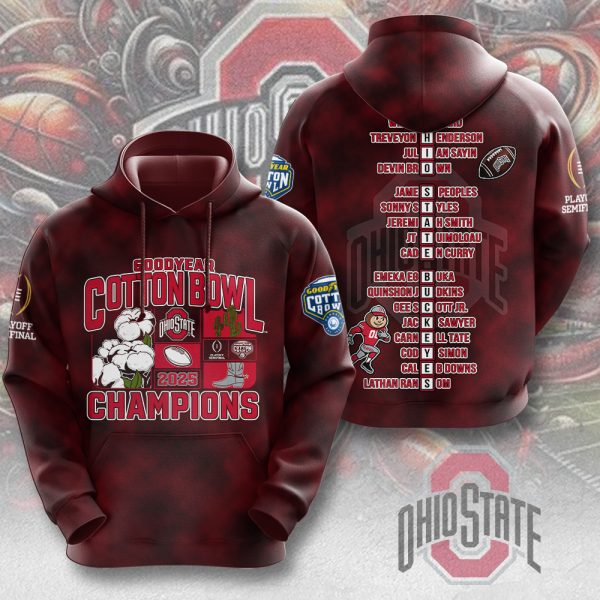 Ohio State Buckeyes Football 3D Apparel - MAITM 9567