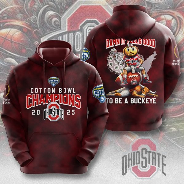 Ohio State Buckeyes Football 3D Apparel - MAITM 9574