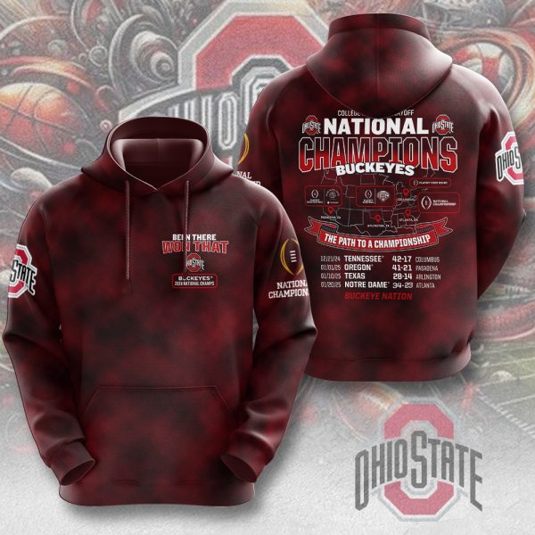 Ohio State Buckeyes Football 3D Apparel - MAITM 9678