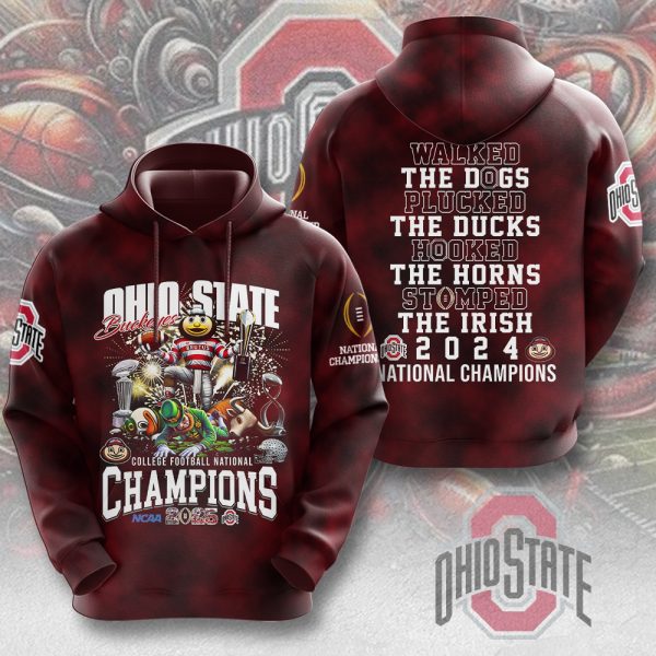 Ohio State Buckeyes Football 3D Apparel - MAITM 9710