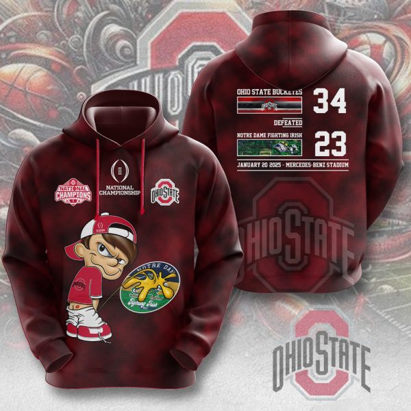 Ohio State Buckeyes Football 3D Apparel - MAITM 9716