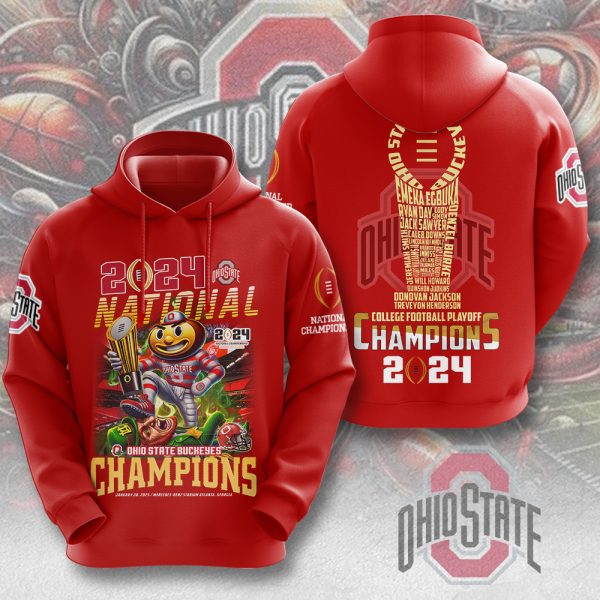 Ohio State Buckeyes Football 3D Apparel - MAITM 9725