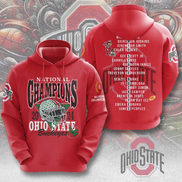 Ohio State Buckeyes Football 3D Apparel - MAITM 9735