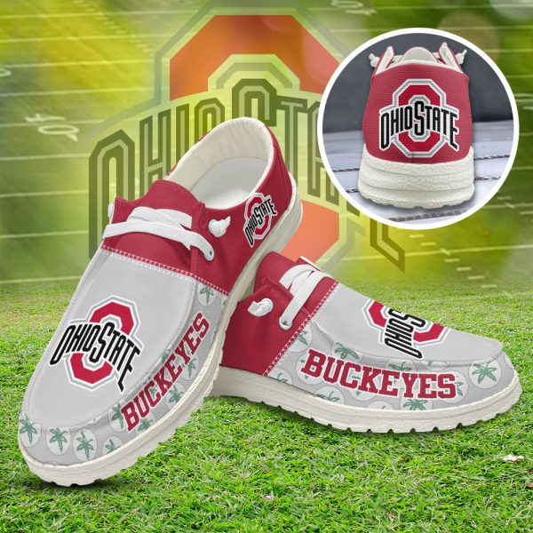 Ohio State Buckeyes Football Custom Hey Dude Shoes - MAITM 9668