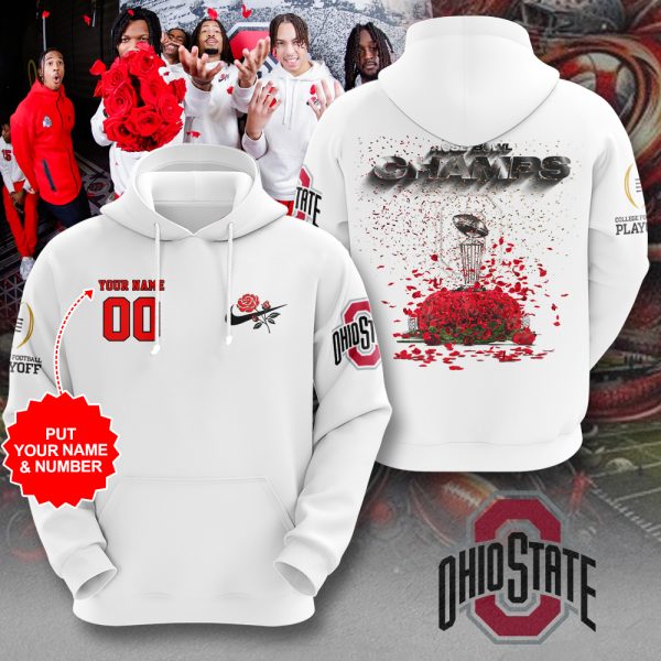 Personalized Ohio State Buckeyes Football 3D Apparel - MAITM 9454