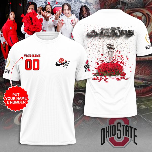 Personalized Ohio State Buckeyes Football 3D Apparel - MAITM 9454