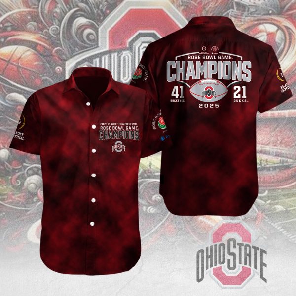 Ohio State Buckeyes Football Short Sleeve Dress Shirt – MAITM 9511