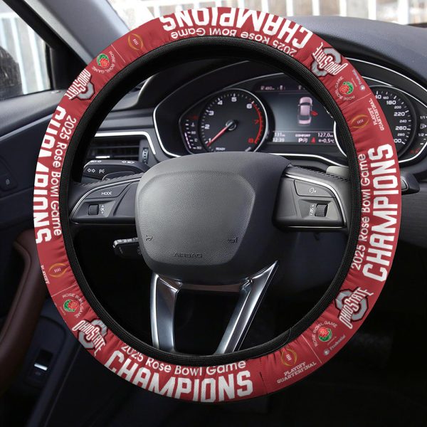 Ohio State Buckeyes Football Steering Wheel Cover - MAITM 9480