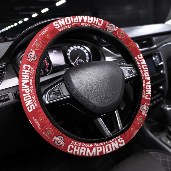 Ohio State Buckeyes Football Steering Wheel Cover - MAITM 9480