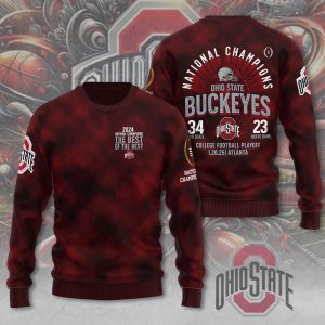 Ohio State Buckeyes Football 3D Apparel - MAITM 9694