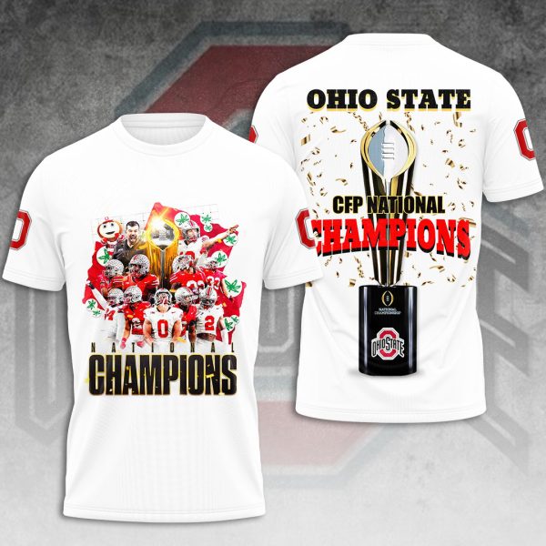 Ohio State Buckeyes Football 3D Apparel - HOATT 8111