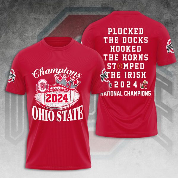 Ohio State Buckeyes Football 3D Apparel - HOATT 8163