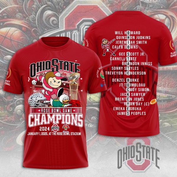 Ohio State Buckeyes Football 3D Apparel - MAITM 9466